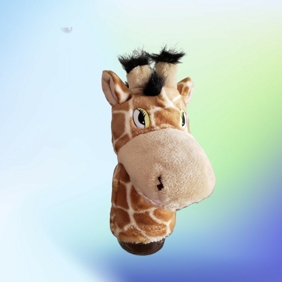 AURORA 10" Plush Jolie Hand Puppet Giraffe - Picture 1 of 5